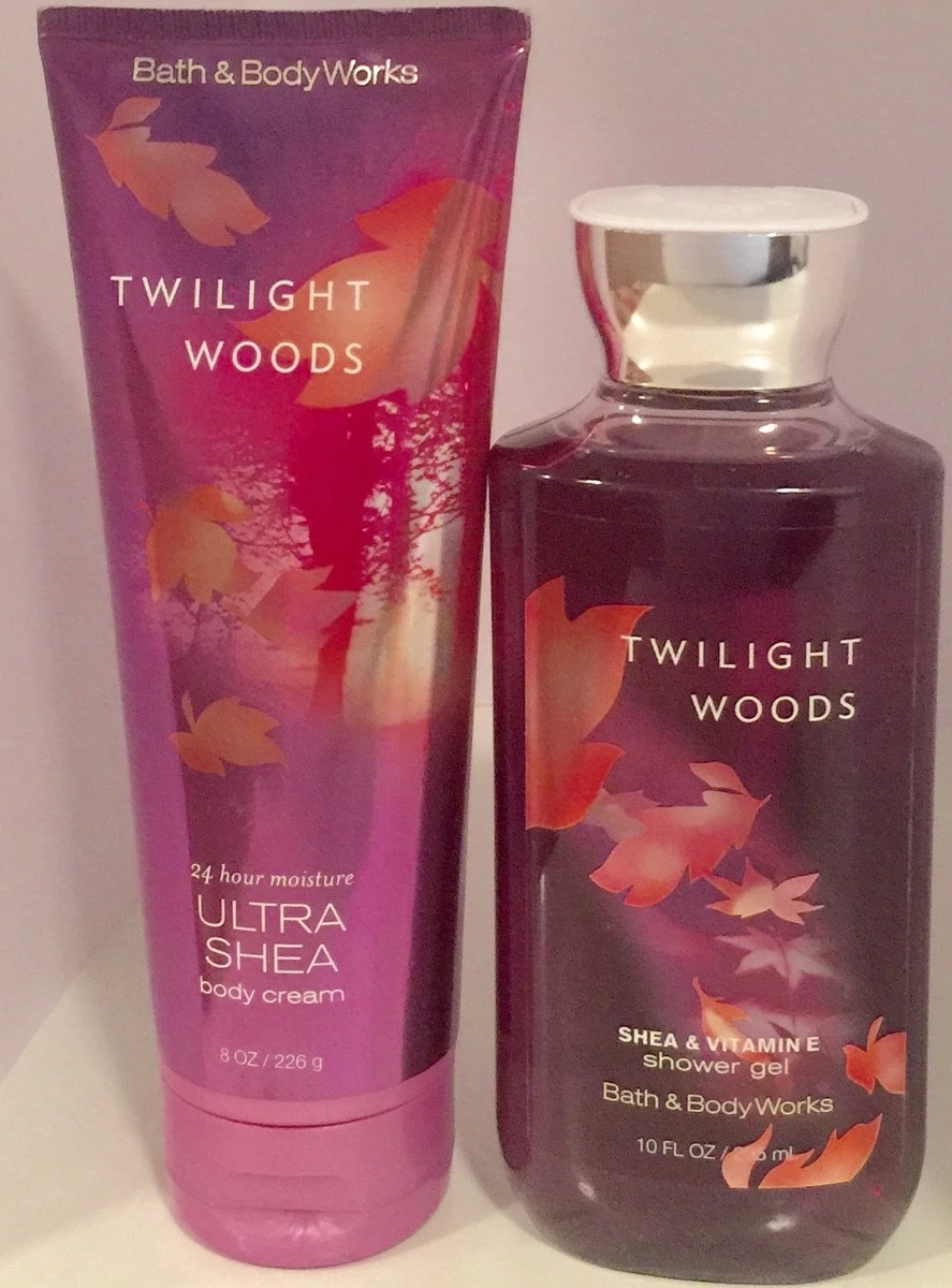 Bath & Body Works Twilight Woods 8.0 Oz Ultra Shea Body Cream, Shower Gel 10 Ounce 3 Bath & Body Works Twilight Woods 8.0 Oz Ultra Shea Body Cream, Shower Gel 10 Ounce
