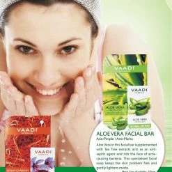 Neem Soap (Neem Tulsi Bar Soap) DOUBLE SIZE - Handmade Herbal Soap (Aromatherapy) With 100% Pure Essential Oils - ALL Natural - Best Anti-aging Therapy - Each 5.3 Oz - Pack Of 3 (1 Lb) - Vaadi Herbals -Moisturizers Sales zitde1ly8kaunxbim71kyvygakwq