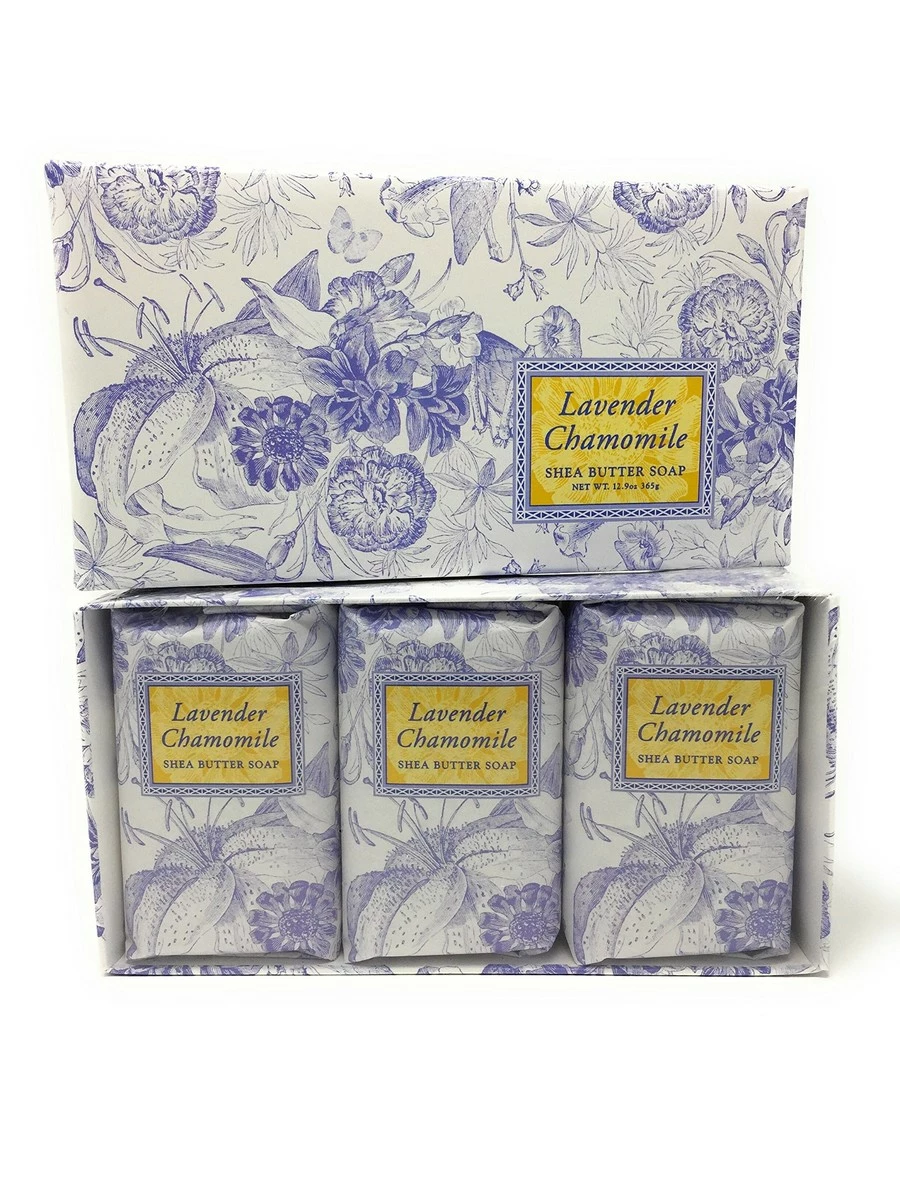 Greenwich Bay Trading Company Greenwich Bay Trading Co. Shea Butter Soap, 12.9 Ounce, Lavender Chamomile, 3 Pack 5 Greenwich Bay Trading Company Greenwich Bay Trading Co. Shea Butter Soap, 12.9 Ounce, Lavender Chamomile, 3 Pack - Image 3
