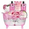BODY & EARTH Gift Basket For Women - Spa Gift Baskets Body&Earth 8 Pcs Women Bath Sets With Cherry Blossom & Jasmine Scent Bubble Bath, Shower Gel, Body & Hand Lotion, Bath Salts, Valentines Gifts Set For Women 1 BODY & EARTH Gift Basket For Women - Spa Gift Baskets Body&Earth 8 Pcs Women Bath Sets With Cherry Blossom & Jasmine Scent Bubble Bath, Shower Gel, Body & Hand Lotion, Bath Salts, Valentines Gifts Set For Women -Moisturizers Sales zon90gxuiw68lk6doacimg2ayh8r