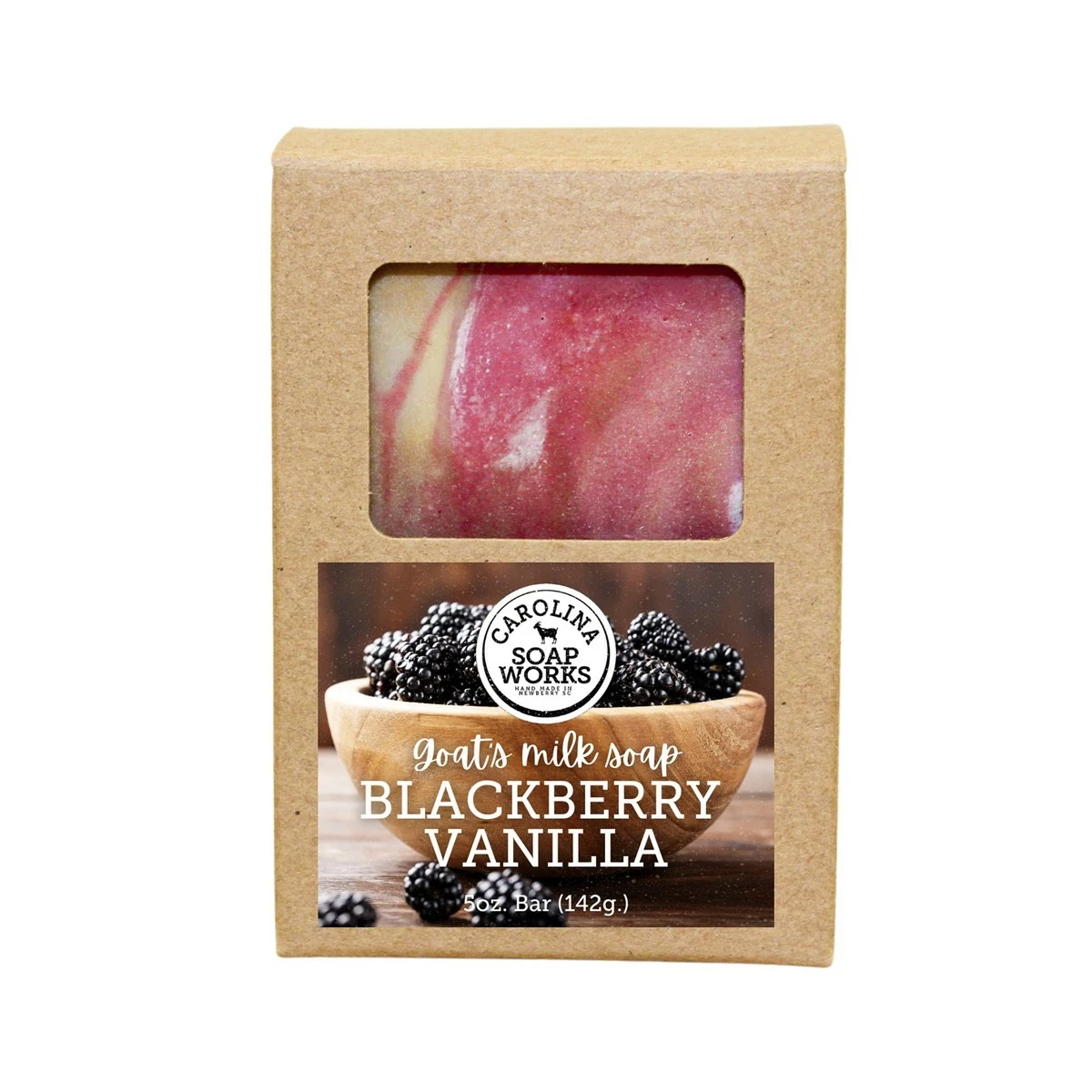 Unknown Carolina Soap Works – Blackberry Vanilla Goat’s Milk Soap, All-natural Handmade, Organic, Artisanal Soap, Great For Dry Skin And Eczema 5 Oz (3 Pack) 3 Unknown Carolina Soap Works – Blackberry Vanilla Goat’s Milk Soap, All-natural Handmade, Organic, Artisanal Soap, Great For Dry Skin And Eczema 5 Oz (3 Pack)