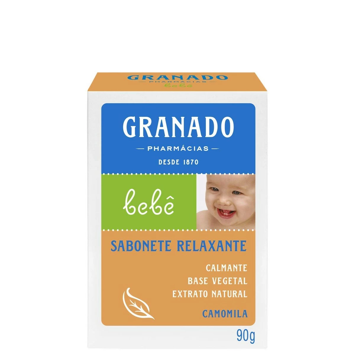 Granado - Linha Bebe - Sabonete Em Barra Camomila 90 Gr - (Granado - Baby Collection - Chamomile Bar Soap Net 3.1 Oz) 4 Granado - Linha Bebe - Sabonete Em Barra Camomila 90 Gr - (Granado - Baby Collection - Chamomile Bar Soap Net 3.1 Oz) - Image 2