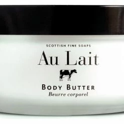 Upper Canada Scottish Fine Soaps Au Lait Body Butter 7 Oz In Glass Jar From Scotland